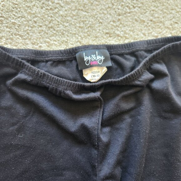 🖤 Girls Black Leggings By & By – Size M (10/12) 🖤 - Picture 3 of 4